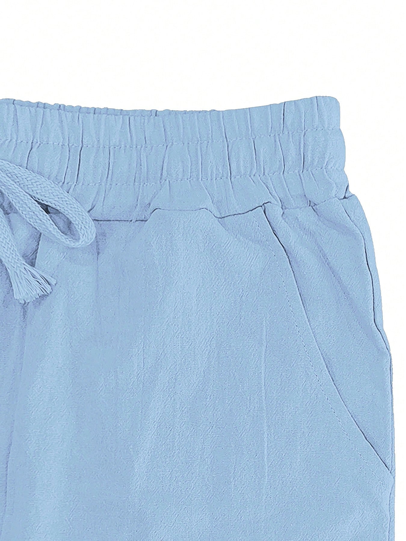 Drawstring Linen Beach Pants