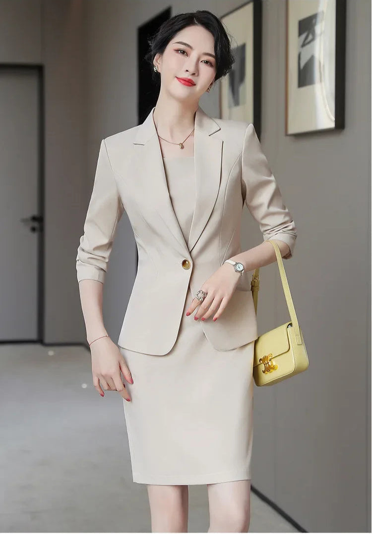 Professional Blazer and Dress Set
