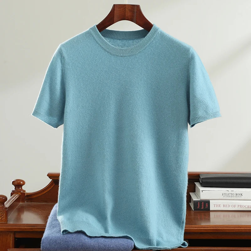 Short Sleeve Knit Sweater