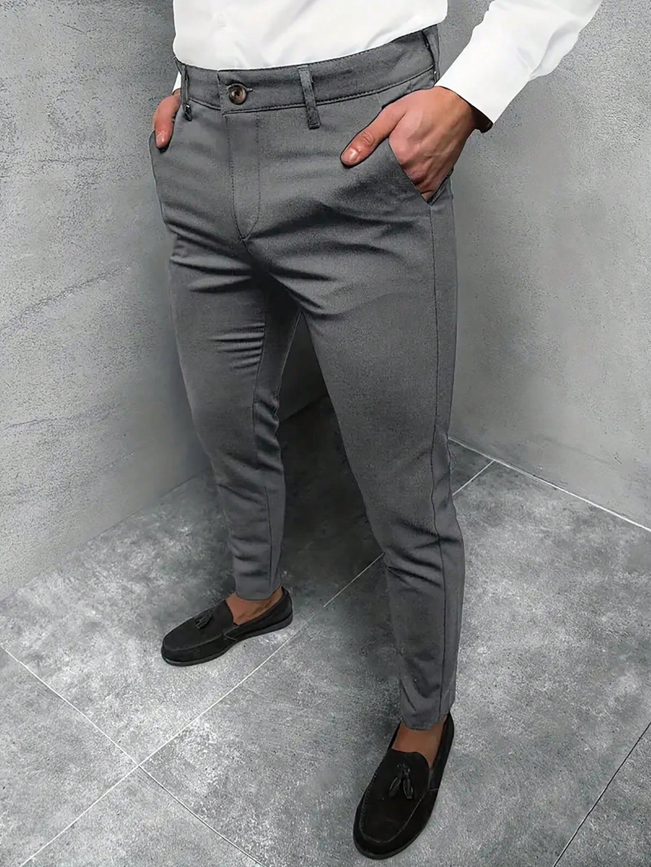 Slim Fit Formal Trousers