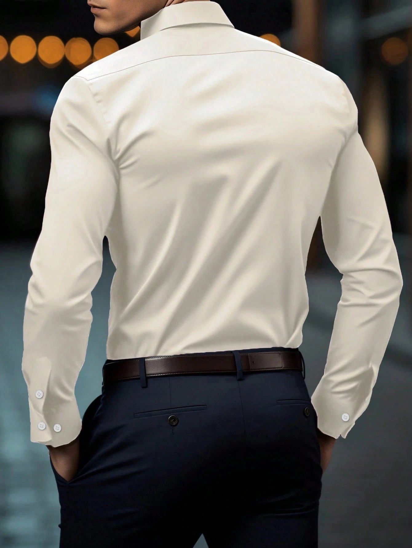 Slim Fit Stretch Formal Shirt