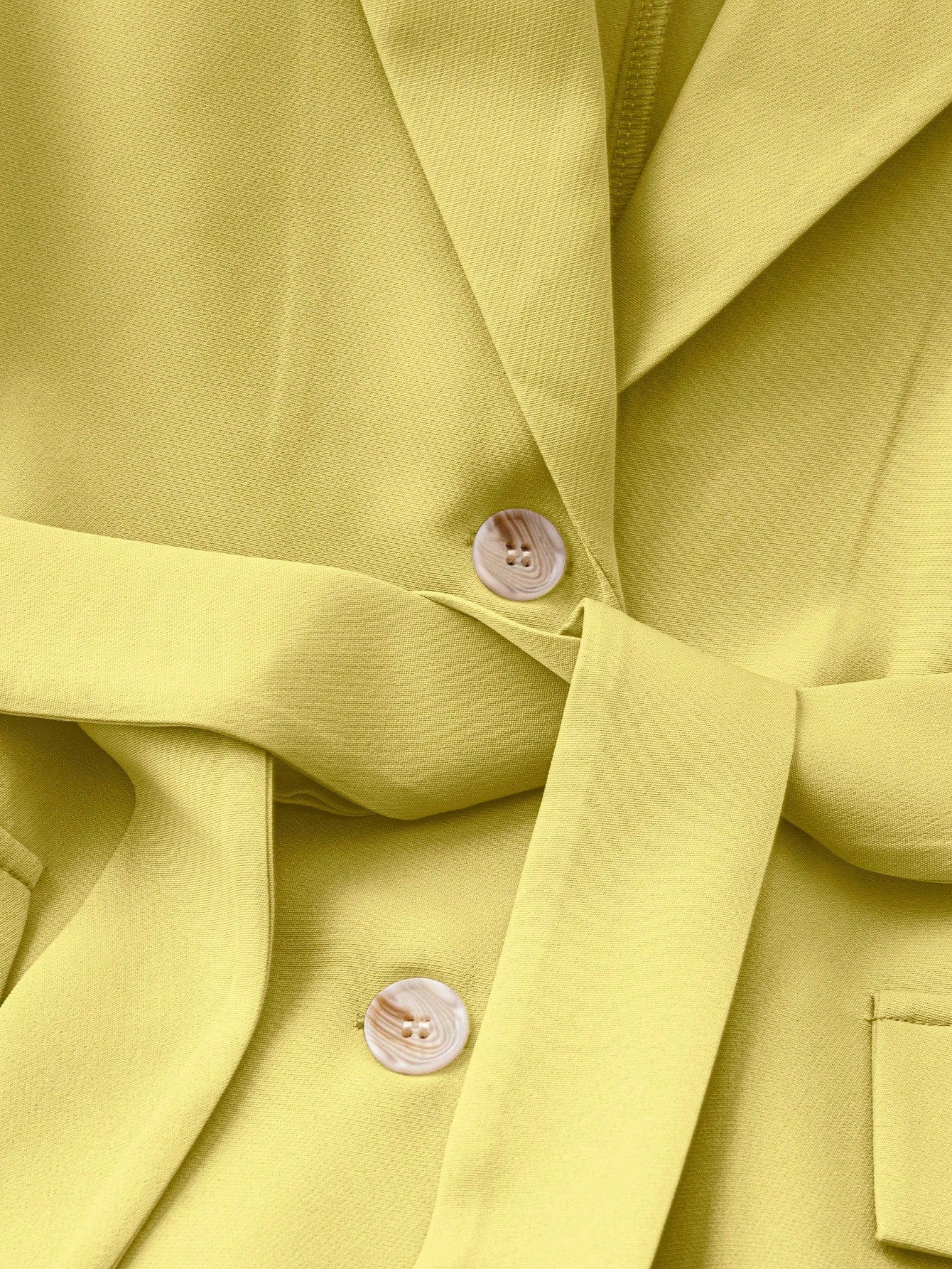 Belted Tailored Sleeveless Blazer
