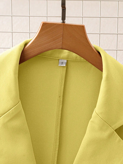 Belted Tailored Sleeveless Blazer
