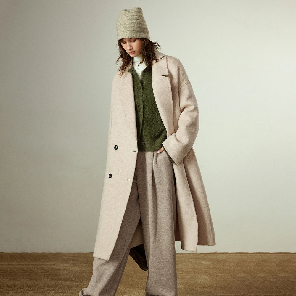 Camel Wool Blend Commuter Overcoat