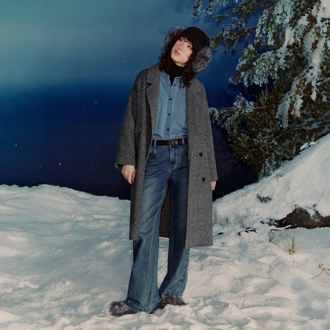 Camel Wool Blend Commuter Overcoat