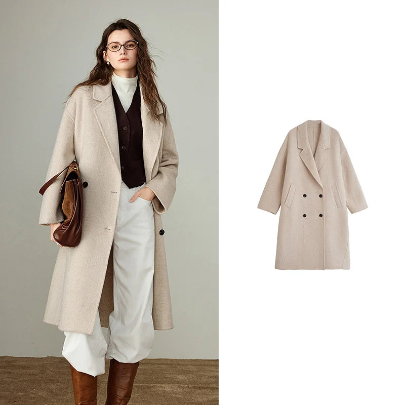 Camel Wool Blend Commuter Overcoat