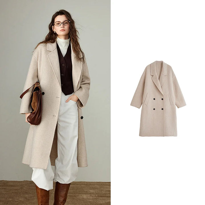 Camel Wool Blend Commuter Overcoat