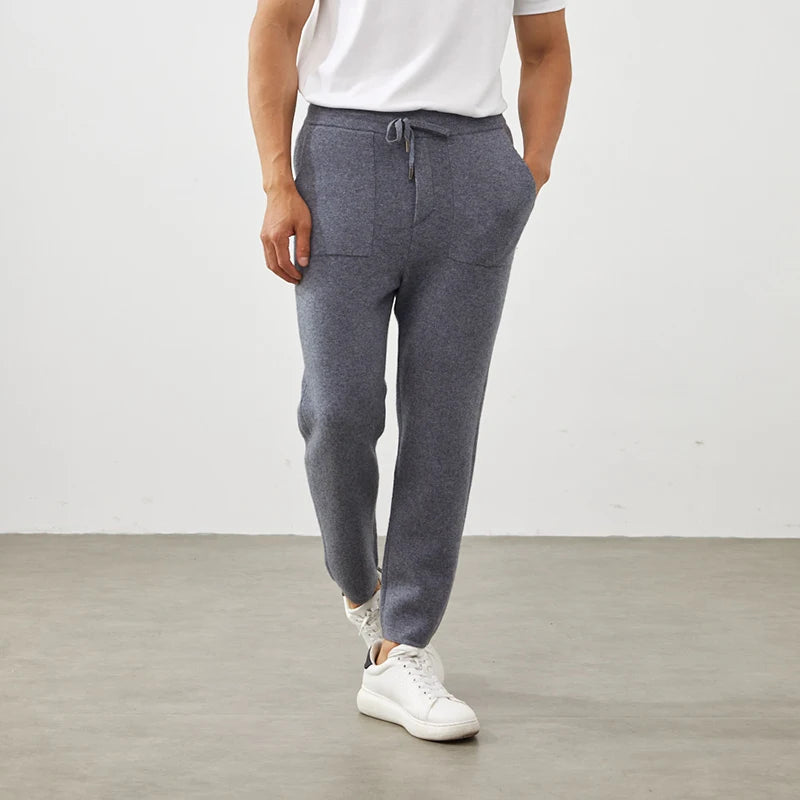 Cashmere Blend Knit Joggers