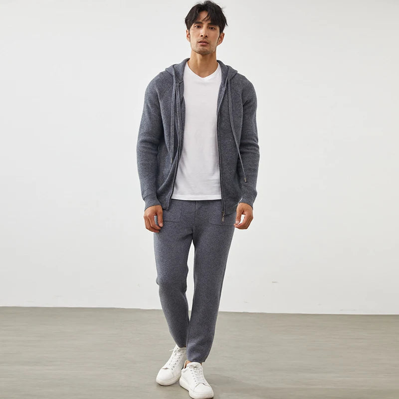 Cashmere Blend Knit Joggers