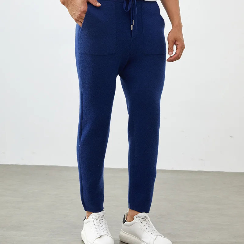 Cashmere Blend Knit Joggers
