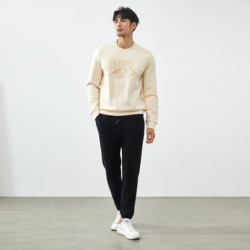 Cashmere Blend Knit Joggers