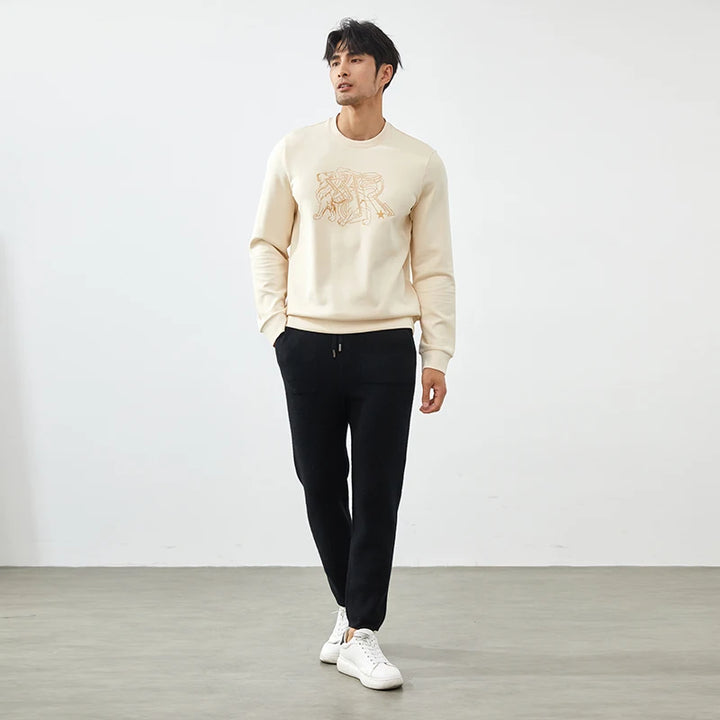 Cashmere Blend Knit Joggers