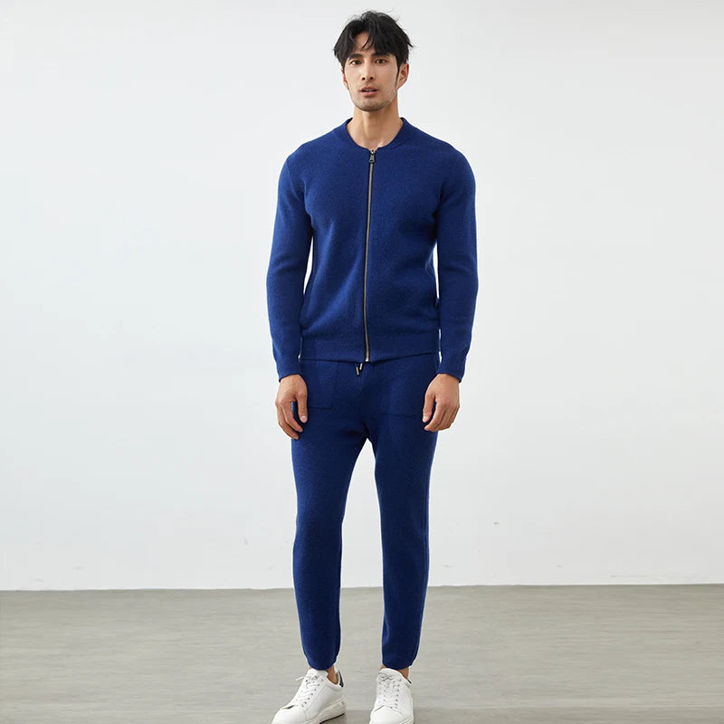 Cashmere Blend Knit Joggers