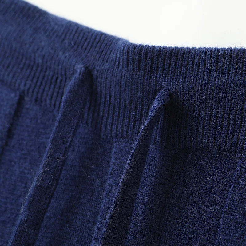 Cashmere Blend Knit Joggers