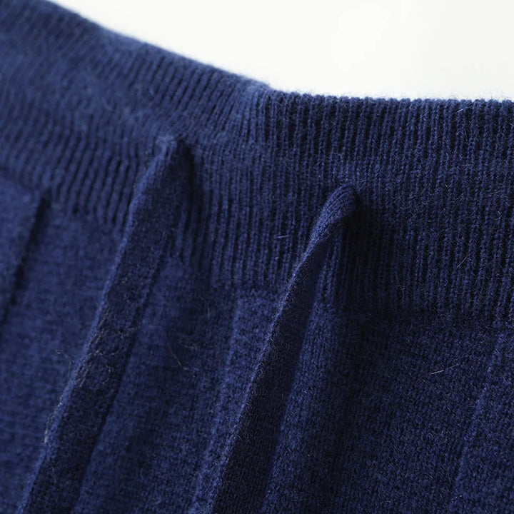 Cashmere Blend Knit Joggers