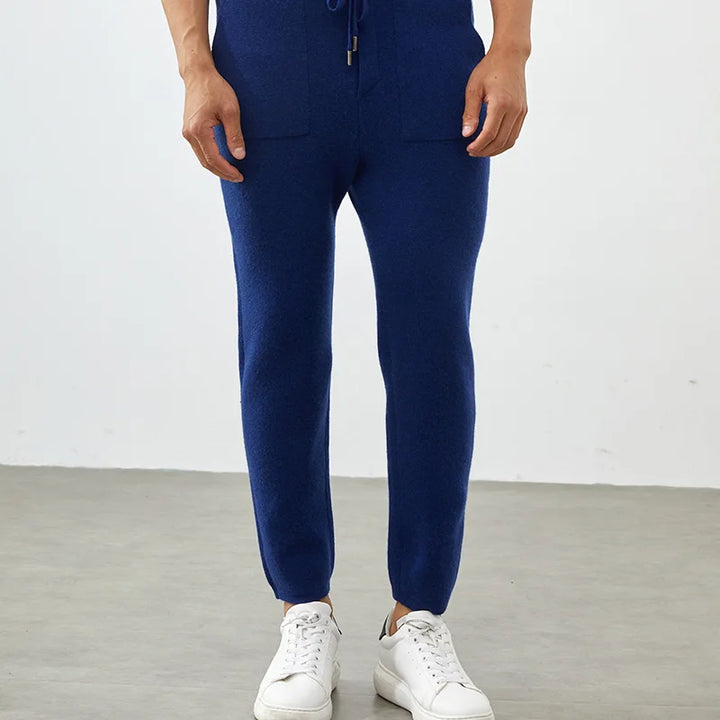 Cashmere Blend Knit Joggers