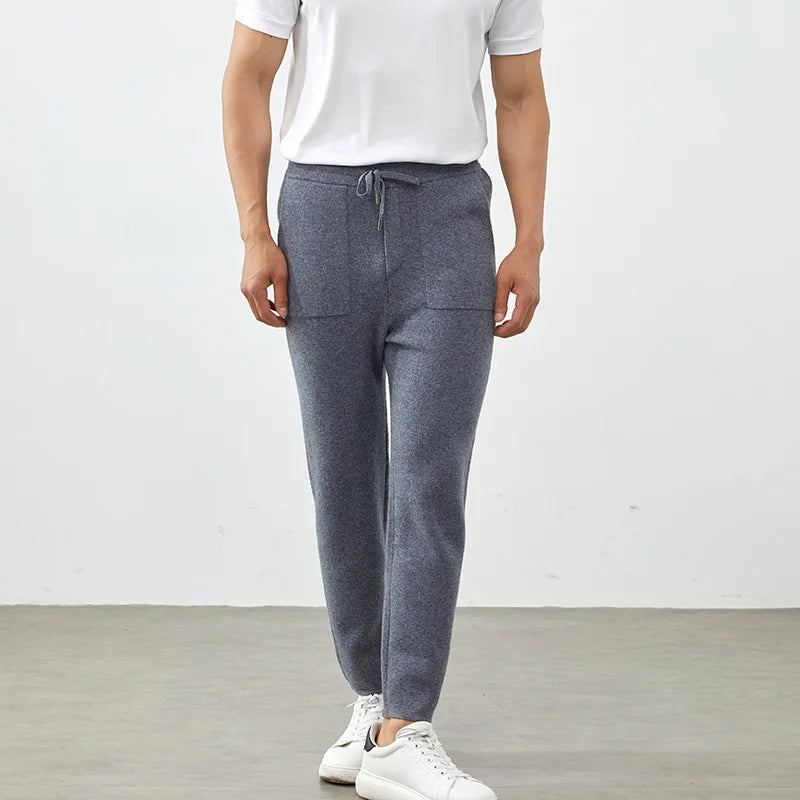 Cashmere Blend Knit Joggers