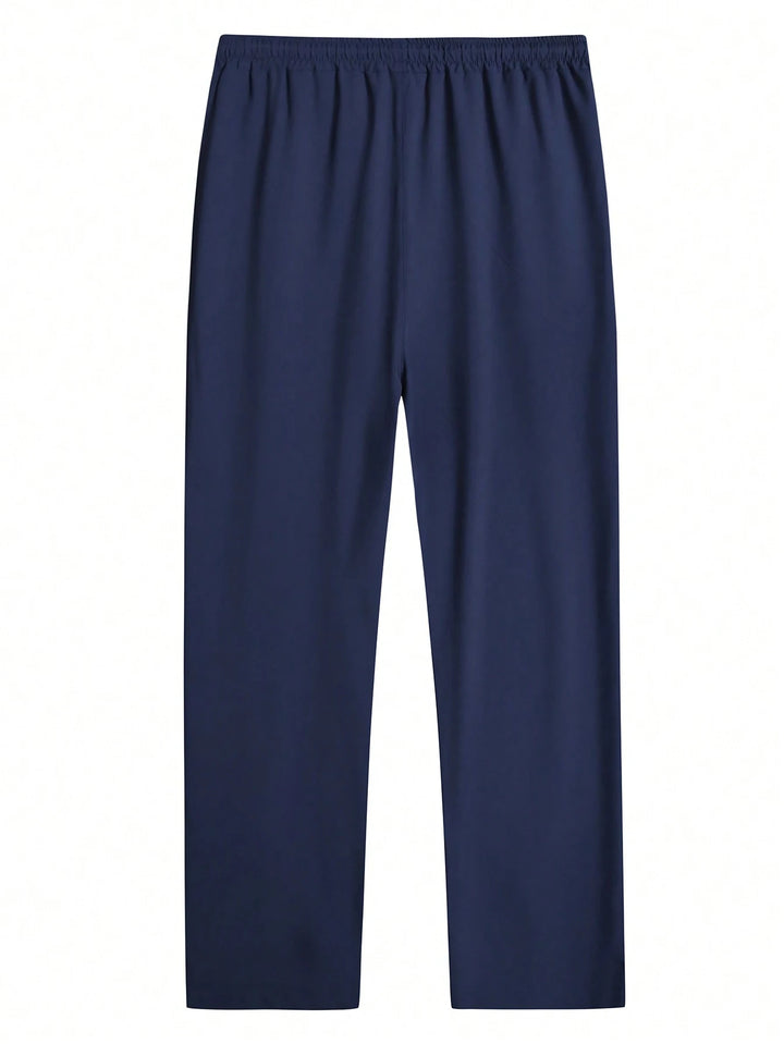 Casual Drawstring Cropped Trousers