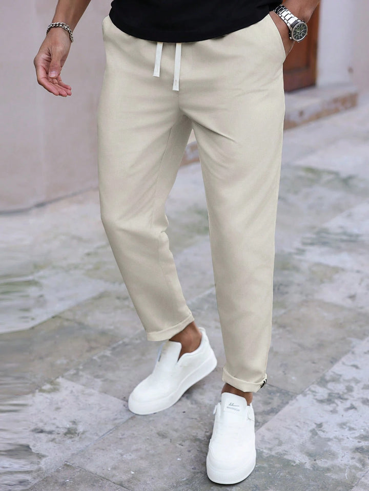 Casual Tapered Ankle Pants