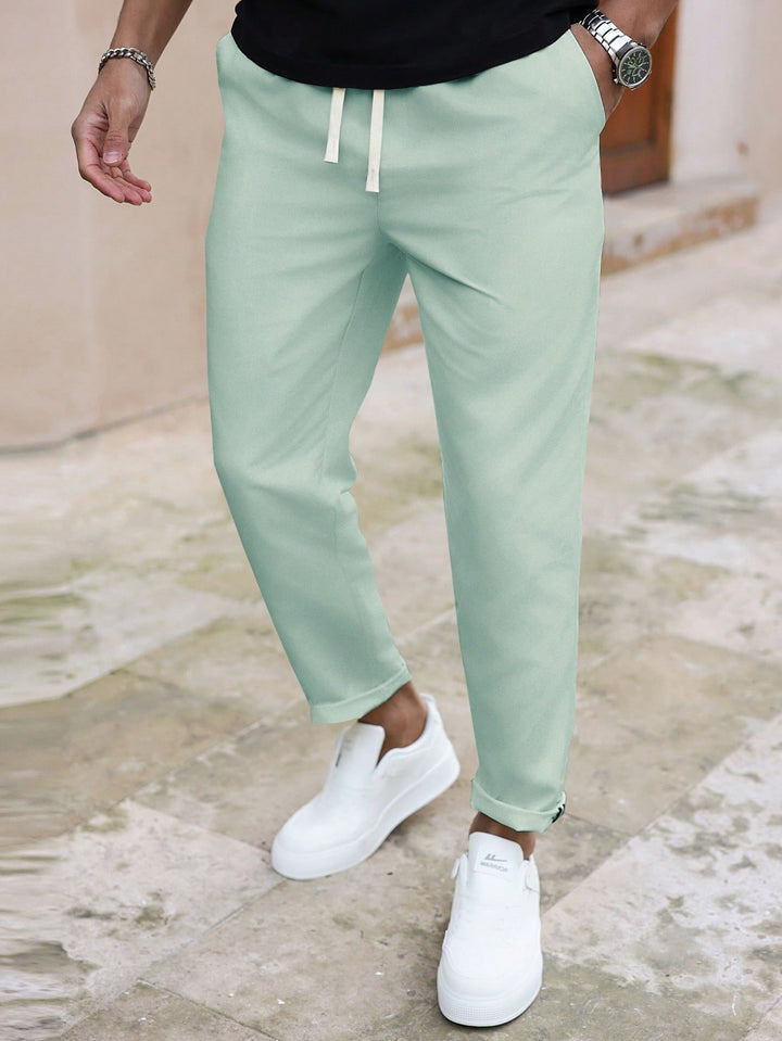 Casual Tapered Ankle Pants