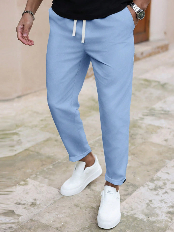 Casual Tapered Ankle Pants