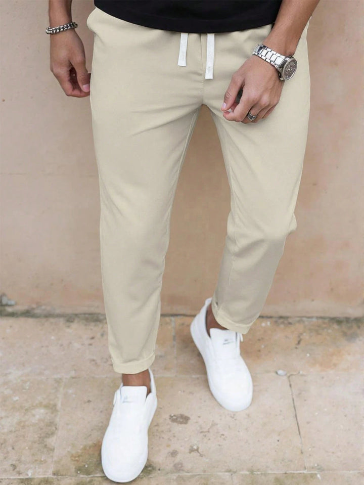 Casual Tapered Ankle Pants