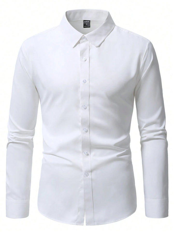 Classic Dress Shirt Long Sleeve Formal