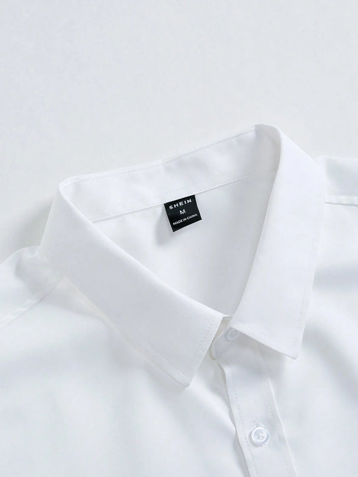 Classic Dress Shirt Long Sleeve Formal