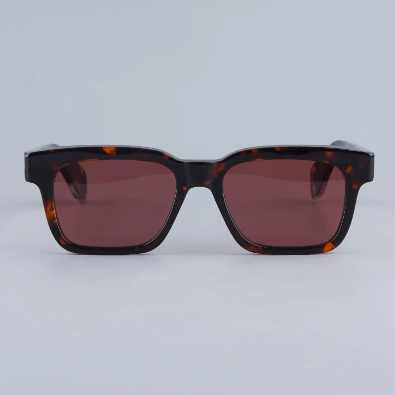 Classy Tortoise Acetate Square Sunglasses