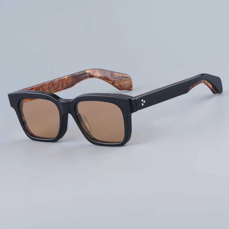 Classy Tortoise Acetate Square Sunglasses