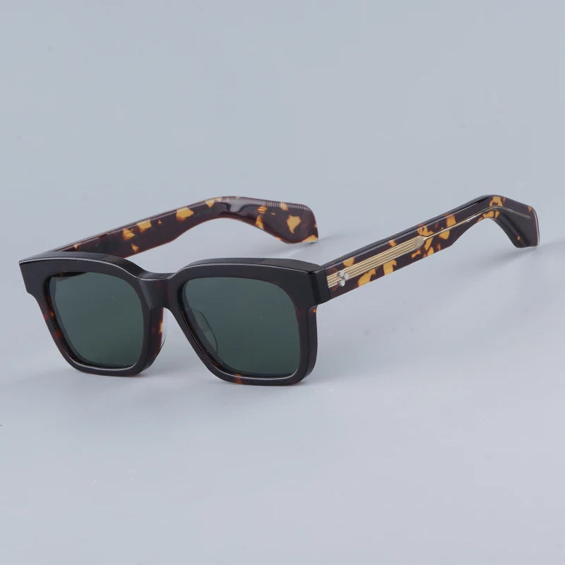 Classy Tortoise Acetate Square Sunglasses