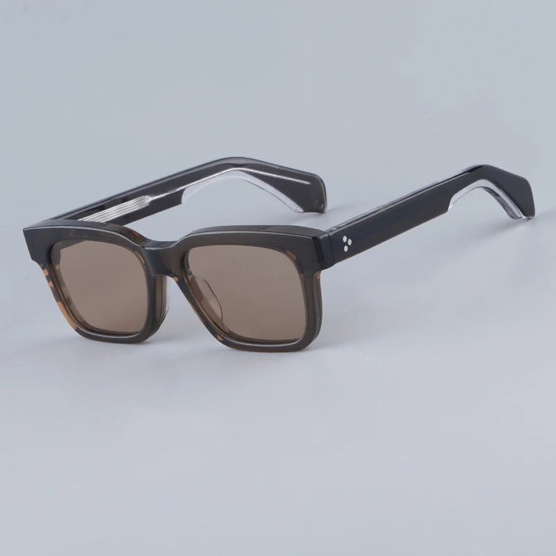 Classy Tortoise Acetate Square Sunglasses