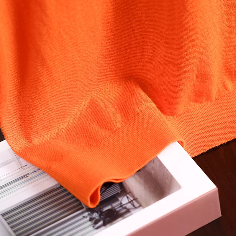 Contrast Trim Pocket Knit Polo