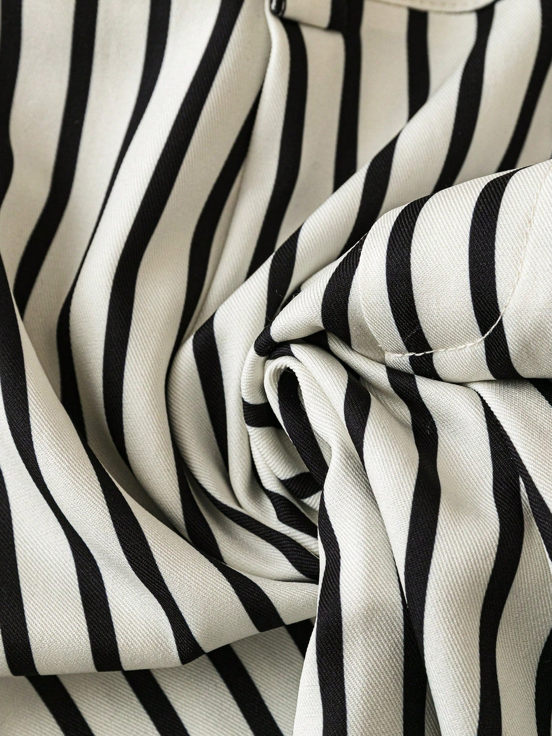 Double Breasted Striped Waistcoat Set