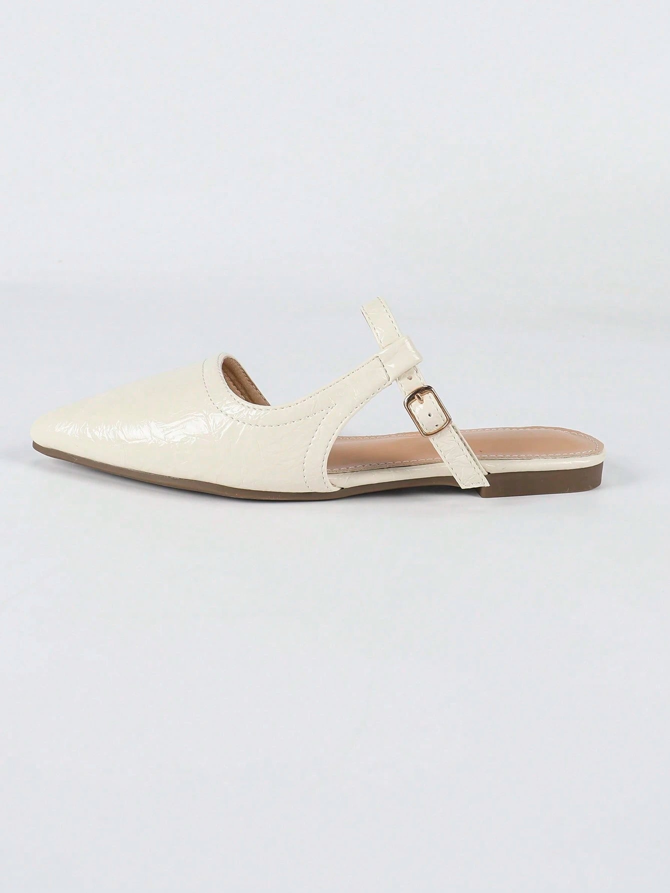  Jacquard Mary Jane Slingback Flats