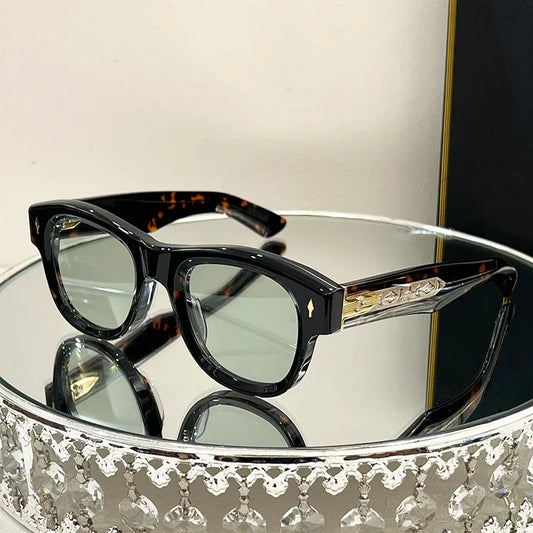 Luxury Engraved Tortoise Sunglasses
