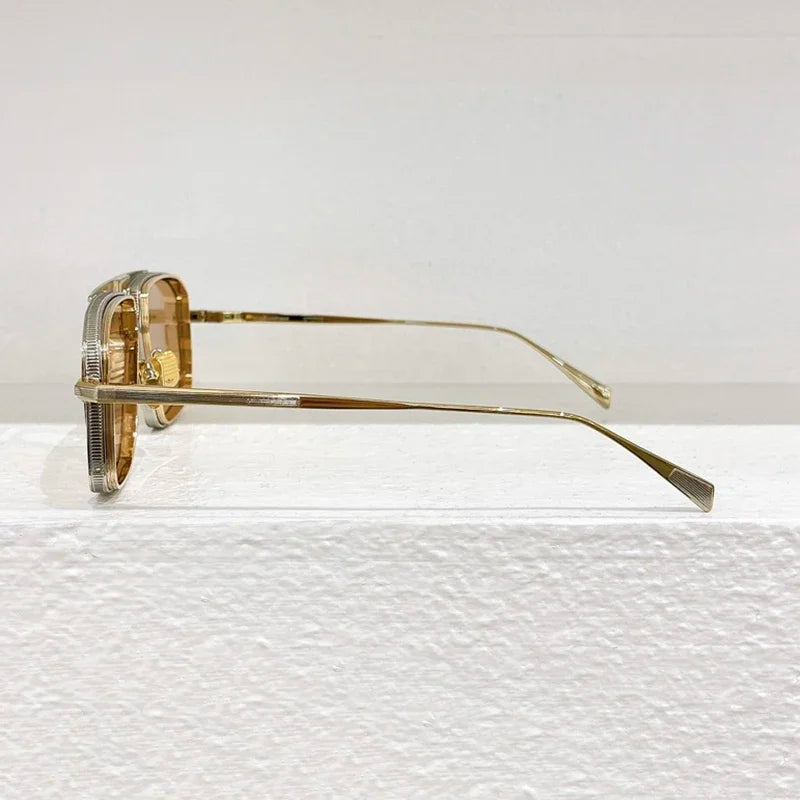 Luxury Gold Frame Aviator Sunglasses