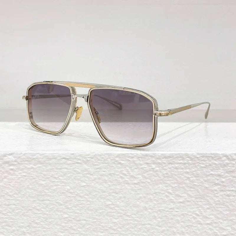 Luxury Gold Frame Aviator Sunglasses