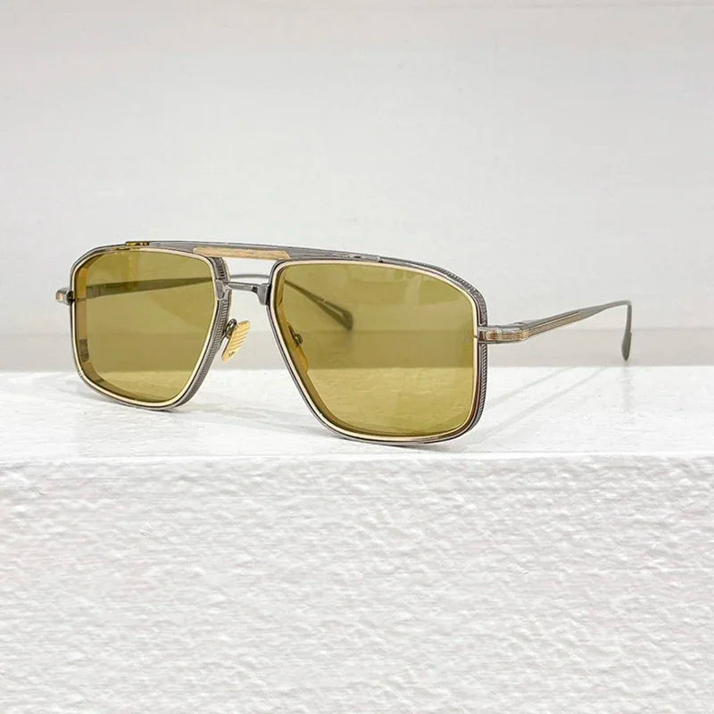Luxury Gold Frame Aviator Sunglasses