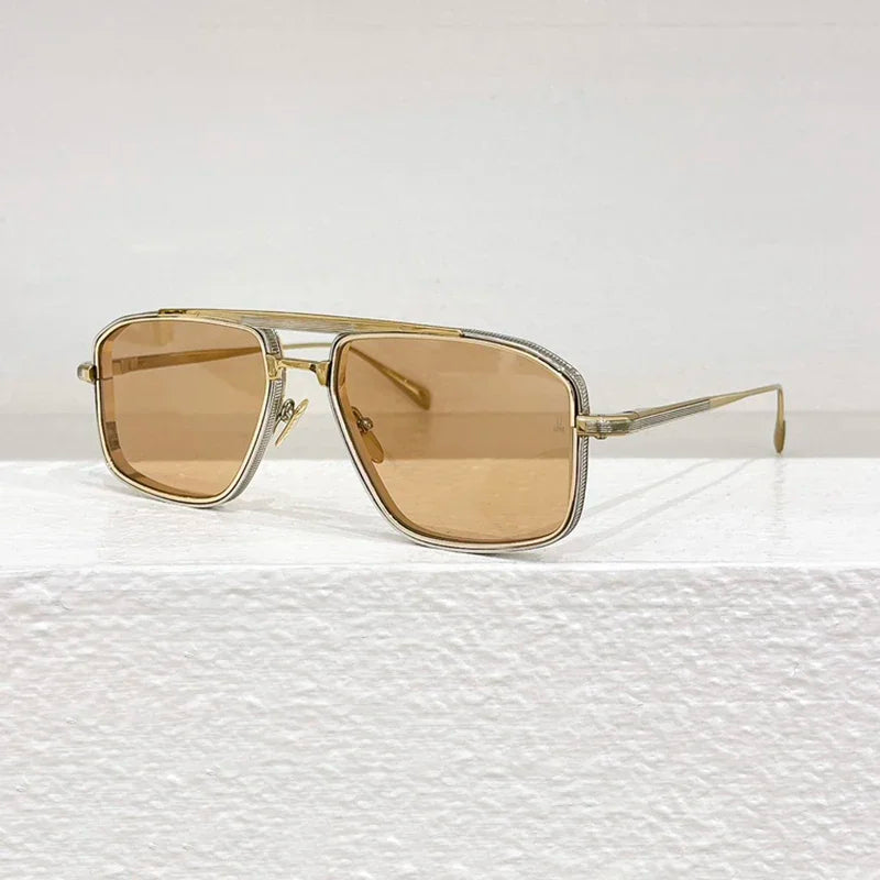 Luxury Gold Frame Aviator Sunglasses