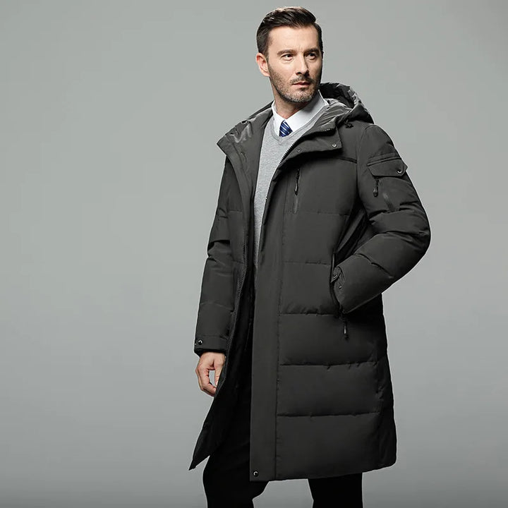 Luxury Hooded Winter Parka Coat
