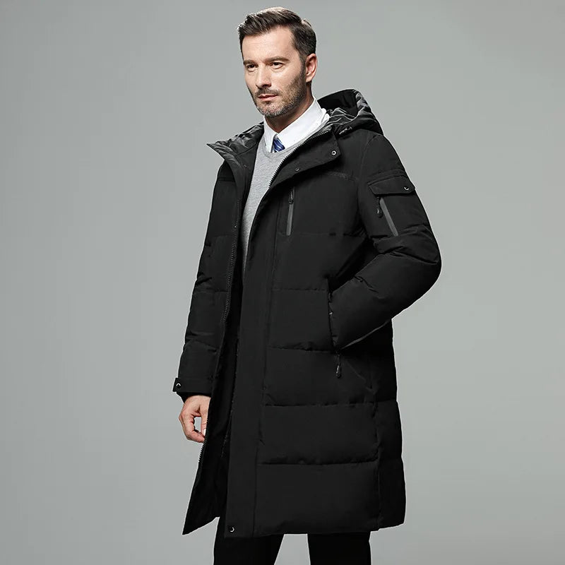 Luxury Hooded Winter Parka Coat