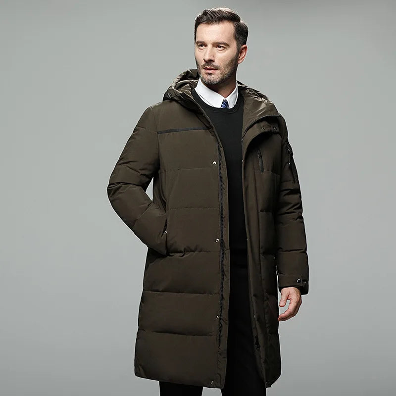 Luxury Hooded Winter Parka Coat
