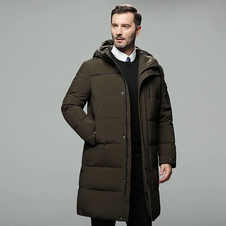 Luxury Hooded Winter Parka Coat