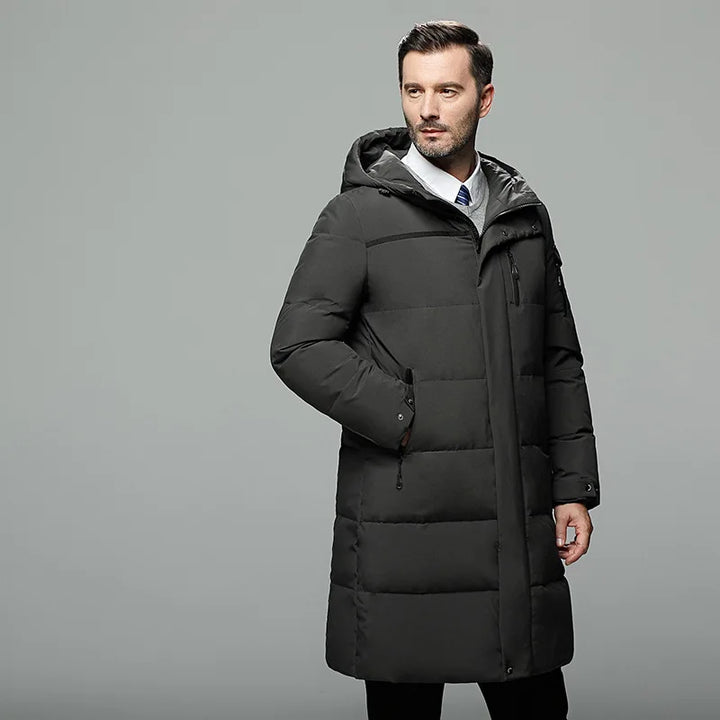 Luxury Hooded Winter Parka Coat