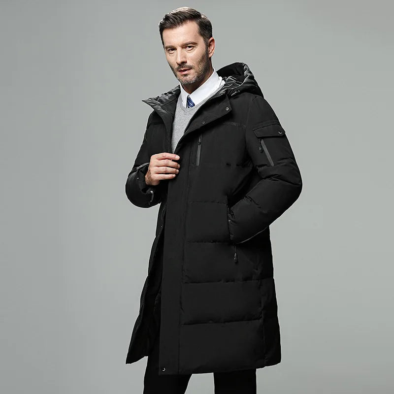 Luxury Hooded Winter Parka Coat