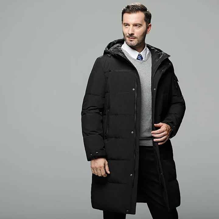 Luxury Hooded Winter Parka Coat
