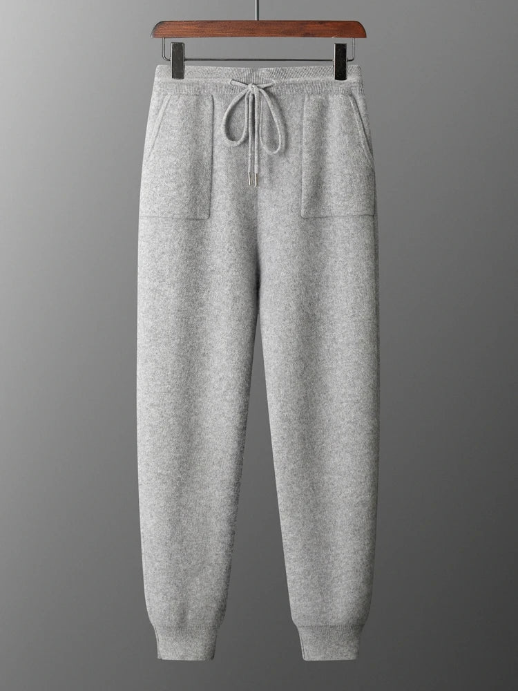  Men's Cashmere Blend Knit Joggers