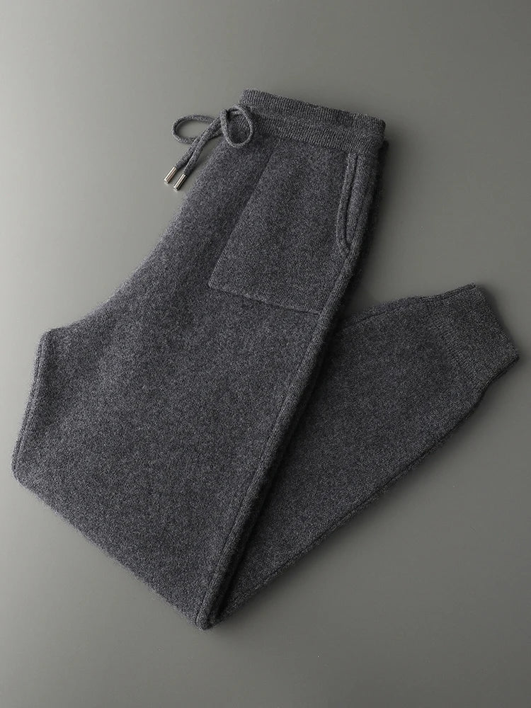  Men's Cashmere Blend Knit Joggers