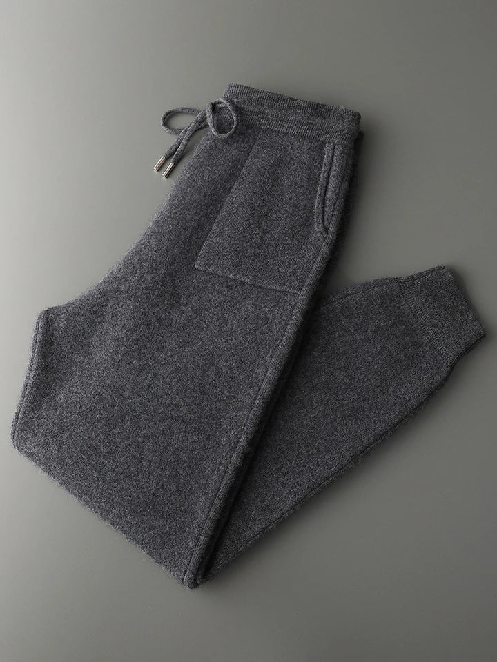  Men's Cashmere Blend Knit Joggers
